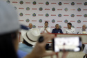 O governador Carlos Massa Ratinho Junior participa nesta quarta-feira (05) do Show Rural Coopavel, em Cascavel, no Oeste do Paraná. Às 15 horas, Ratinho Junior recebeu a imprensa para entrevista coletiva. O encontro será na estruturação de administração do evento. Em seguida, o governador visitará os estandes da feira.
Foto Gilson Abreu/Aen
