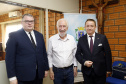 O Governo do Paraná deu início nesta quarta-feira (05) às negociações para a continuidade de um termo de cooperação técnica com a Província de Wiekopolska, na Polônia. O governador Carlos Massa Ratinho Junior encontrou-se com a comitiva de poloneses, liderada pelo vice-governador da região, Krzysztof Grabowski, para iniciar os contatos. Na foto, a comitiva polonesa com o vice governador- Cascavel, 05/02/2020  - Foto: Foto Gilson Abreu/Aen