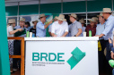 O Banco Regional de Desenvolvimento do Extremo Sul (BRDE) lançou nesta quinta-feira (06), no Show Rural em Cascavel (Oeste), o edital de chamamento público do programa BRDE Labs, voltado ao apoio, capacitação e aporte financeiro de startups. Na solenidade, que teve a presença do governador Carlos Massa Ratinho Junior, também foram assinados contratos de crédito com cooperativas agroindustriais. - Cascavel, 06/02/2020 - Foto: Rodrigo Félix Leal/AEN