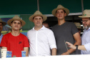 O Banco Regional de Desenvolvimento do Extremo Sul (BRDE) lançou nesta quinta-feira (06), no Show Rural em Cascavel (Oeste), o edital de chamamento público do programa BRDE Labs, voltado ao apoio, capacitação e aporte financeiro de startups. Na solenidade, que teve a presença do governador Carlos Massa Ratinho Junior, também foram assinados contratos de crédito com cooperativas agroindustriais. - Cascavel, 06/02/2019 - Foto: Gilson Abreu/AEN