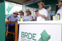 O Banco Regional de Desenvolvimento do Extremo Sul (BRDE) lançou nesta quinta-feira (06), no Show Rural em Cascavel (Oeste), o edital de chamamento público do programa BRDE Labs, voltado ao apoio, capacitação e aporte financeiro de startups. Na solenidade, que teve a presença do governador Carlos Massa Ratinho Junior, também foram assinados contratos de crédito com cooperativas agroindustriais. - Cascavel, 06/02/2019 - Foto: Gilson Abreu/AEN