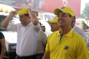 O governador Carlos Massa Ratinho Junior entregou nesta quinta-feira (06), durante o Show Rural, em Cascavel, as chaves de mais um trator do programa Trator Solidário. Os beneficiados foram o criador de vacas de leite Roque Selzler e sua mulher, Leonete, moradores de Pato Bragado. - Cascavel, 06/02/2020 -  Foto: Gilson Abreu/AEN
