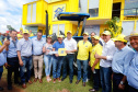 O governador Carlos Massa Ratinho Junior entregou nesta quinta-feira (06), durante o Show Rural, em Cascavel, as chaves de mais um trator do programa Trator Solidário. Os beneficiados foram o criador de vacas de leite Roque Selzler e sua mulher, Leonete, moradores de Pato Bragado. - Cascavel, 06/02/2020 - Foto: Rodrigo Félix Leal/AEN