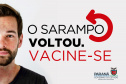 A primeira etapa da Campanha Nacional de Vacinação contra o sarampo deste ano começa na próxima segunda-feira (10) e vai até o dia 13 de março. Para iniciar a campanha, o Paraná tem o quantitativo de mais de 1,245 milhão de doses da vacina.
Curitiba 06/02/2020 - Foto: Divulgação/SESA

