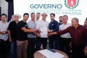 Protocolo de intenções foi assinado governador Carlos Massa Ratinho Junior. Medida vai beneficiar mais de 50 cidades da região oeste com expertise da Celepar.
Foto: Rodrigo Felix Leal