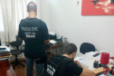 A Polícia Civil  do Paraná (PCPR) realizou operação contra fraudes em licitações públicas, na manhã desta segunda-feira (10). Dois empresários de Curitiba, que atuavam no ramo de dedetização, foram presos preventivamente. Eles são suspeitos de fraudes em diversos municípios nos estados do Paraná e Santa Catarina.  -  Curitiba, 10/02/2020  -  Foto: Divulgação Polícia Civil/SESP