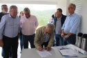 O Governo do Estado inaugurou nesta terça-feira (11) em Campina Grande do Sul, na Região Metropolitana de Curitiba, o novo Posto de Fiscalização de Trânsito Agropecuário, da Agência de Defesa Agropecuária do Paraná (Adapar). Também foi assinado um termo que determina a cessão do posto do Fundepec para a Adapar.  - Campina Grande do Sul, 11/02/2020  -  Foto: Gisele Barão/SEAB
