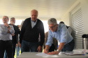 O Governo do Estado inaugurou nesta terça-feira (11) em Campina Grande do Sul, na Região Metropolitana de Curitiba, o novo Posto de Fiscalização de Trânsito Agropecuário, da Agência de Defesa Agropecuária do Paraná (Adapar). Também foi assinado um termo que determina a cessão do posto do Fundepec para a Adapar.  - Campina Grande do Sul, 11/02/2020  -  Foto: Gisele Barão/SEAB
