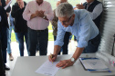 O Governo do Estado inaugurou nesta terça-feira (11) em Campina Grande do Sul, na Região Metropolitana de Curitiba, o novo Posto de Fiscalização de Trânsito Agropecuário, da Agência de Defesa Agropecuária do Paraná (Adapar). Também foi assinado um termo que determina a cessão do posto do Fundepec para a Adapar.  - Campina Grande do Sul, 11/02/2020  -  Foto: Gisele Barão/SEAB