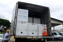 O Programa Leite das Crianças, do Governo do Estado, recebeu 700 caixas térmicas e 176 freezers para os pontos de distribuição e redistribuição. Os equipamentos estão sendo transportados ao longo desta semana para os núcleos regionais da Secretaria de Estado da Agricultura e do Abastecimento, que encaminharão aos municípios conforme a necessidade de cada um.  -  Curitiba, 13/02/2020  -  Foto: Gisele Barão/SEAB