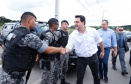 Governador Carlos Massa Ratinho Junior entrega a nova sede do Colégio Estadual Bandeirantes, em Campina Grande do Sul e libera recursos para pavimentação de ruas da cidade - Campina Grande do Sul, 13/02/2020 - Foto: Rodrigo Félix Leal/AEN