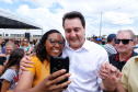 Governador Carlos Massa Ratinho Junior entrega a nova sede do Colégio Estadual Bandeirantes, em Campina Grande do Sul e libera recursos para pavimentação de ruas da cidade - Campina Grande do Sul, 13/02/2020 - Foto: Rodrigo Félix Leal/AEN