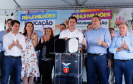 Governador Carlos Massa Ratinho Junior entrega a nova sede do Colégio Estadual Bandeirantes, em Campina Grande do Sul e libera recursos para pavimentação de ruas da cidade - Campina Grande do Sul, 13/02/2020 - Foto: Rodrigo Félix Leal/AEN
