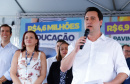 Governador Carlos Massa Ratinho Junior entrega a nova sede do Colégio Estadual Bandeirantes, em Campina Grande do Sul e libera recursos para pavimentação de ruas da cidade - Campina Grande do Sul, 13/02/2020 - Foto: Rodrigo Félix Leal/AEN