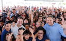 Governador Carlos Massa Ratinho Junior entrega a nova sede do Colégio Estadual Bandeirantes, em Campina Grande do Sul e libera recursos para pavimentação de ruas da cidade - Campina Grande do Sul, 13/02/2020 - Foto: Rodrigo Félix Leal/AEN