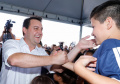 Governador Carlos Massa Ratinho Junior entrega a nova sede do Colégio Estadual Bandeirantes, em Campina Grande do Sul e libera recursos para pavimentação de ruas da cidade - Campina Grande do Sul, 13/02/2020 - Foto: Rodrigo Félix Leal/AEN