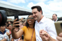 Governador Carlos Massa Ratinho Junior entrega a nova sede do Colégio Estadual Bandeirantes, em Campina Grande do Sul e libera recursos para pavimentação de ruas da cidade - Campina Grande do Sul, 13/02/2020 - Foto: José Fernando Ogura/AEN