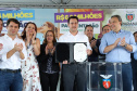 Governador Carlos Massa Ratinho Junior entrega a nova sede do Colégio Estadual Bandeirantes, em Campina Grande do Sul e libera recursos para pavimentação de ruas da cidade - Campina Grande do Sul, 13/02/2020 - Foto: José Fernando Ogura/AEN