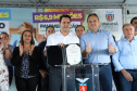 Governador Carlos Massa Ratinho Junior entrega a nova sede do Colégio Estadual Bandeirantes, em Campina Grande do Sul e libera recursos para pavimentação de ruas da cidade - Campina Grande do Sul, 13/02/2020 - Foto: José Fernando Ogura/AEN