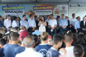 Governador Carlos Massa Ratinho Junior entrega a nova sede do Colégio Estadual Bandeirantes, em Campina Grande do Sul e libera recursos para pavimentação de ruas da cidade - Campina Grande do Sul, 13/02/2020 - Foto: José Fernando Ogura/AEN