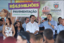 Governador Carlos Massa Ratinho Junior entrega a nova sede do Colégio Estadual Bandeirantes, em Campina Grande do Sul e libera recursos para pavimentação de ruas da cidade - Campina Grande do Sul, 13/02/2020 - Foto: José Fernando Ogura/AEN