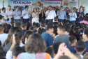 Governador Carlos Massa Ratinho Junior entrega a nova sede do Colégio Estadual Bandeirantes, em Campina Grande do Sul e libera recursos para pavimentação de ruas da cidade - Campina Grande do Sul, 13/02/2020 - Foto: José Fernando Ogura/AEN