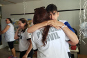 Cerca de 100 estudantes da Escola de Educação Especial Bem Me Quer, de Matinhos, tiveram a oportunidade de conhecer e interagir com os policiais.
Foto: PCPR