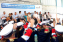 O governador Carlos Massa Ratinho inaugura a Escola Municipal Ana Zorning e confirma recursos para pavimentação, em Rio Negro, região sudeste do Paraná. Presentes no evento: prefeito de Rio Negro, Milton José Paizani; secretário de Desenvolvimento Urbano, João Carlos Ortega; secretário de Educação e do Esporte, Renato Feder; de Agricultura e Abastecimento, Norberto Ortigara; entre outros.Rio Negro, 13-02-20.Foto: Arnaldo Alves / AEN.