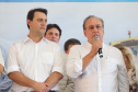 O governador Carlos Massa Ratinho inaugura a Escola Municipal Ana Zorning e confirma recursos para pavimentação, em Rio Negro, região sudeste do Paraná. Presentes no evento: prefeito de Rio Negro, Milton José Paizani; secretário de Desenvolvimento Urbano, João Carlos Ortega; secretário de Educação e do Esporte, Renato Feder; de Agricultura e Abastecimento, Norberto Ortigara; entre outros.Rio Negro, 13-02-20.Foto: Arnaldo Alves / AEN.