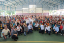 O governador Carlos Massa Ratinho inaugura a Escola Municipal Ana Zorning e confirma recursos para pavimentação, em Rio Negro, região sudeste do Paraná. Presentes no evento: prefeito de Rio Negro, Milton José Paizani; secretário de Desenvolvimento Urbano, João Carlos Ortega; secretário de Educação e do Esporte, Renato Feder; de Agricultura e Abastecimento, Norberto Ortigara; entre outros.Rio Negro, 13-02-20.Foto: Arnaldo Alves / AEN.