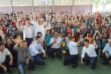 O governador Carlos Massa Ratinho inaugura a Escola Municipal Ana Zorning e confirma recursos para pavimentação, em Rio Negro, região sudeste do Paraná. Presentes no evento: prefeito de Rio Negro, Milton José Paizani; secretário de Desenvolvimento Urbano, João Carlos Ortega; secretário de Educação e do Esporte, Renato Feder; de Agricultura e Abastecimento, Norberto Ortigara; entre outros.Rio Negro, 13-02-20.Foto: Arnaldo Alves / AEN.