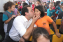 O governador Carlos Massa Ratinho inaugura a Escola Municipal Ana Zorning e confirma recursos para pavimentação, em Rio Negro, região sudeste do Paraná. Presentes no evento: prefeito de Rio Negro, Milton José Paizani; secretário de Desenvolvimento Urbano, João Carlos Ortega; secretário de Educação e do Esporte, Renato Feder; de Agricultura e Abastecimento, Norberto Ortigara; entre outros.Rio Negro, 13-02-20.Foto: Arnaldo Alves / AEN.