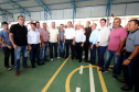O governador Carlos Massa Ratinho inaugura a Escola Municipal Ana Zorning e confirma recursos para pavimentação, em Rio Negro, região sudeste do Paraná. Presentes no evento: prefeito de Rio Negro, Milton José Paizani; secretário de Desenvolvimento Urbano, João Carlos Ortega; secretário de Educação e do Esporte, Renato Feder; de Agricultura e Abastecimento, Norberto Ortigara; entre outros.Rio Negro, 13-02-20.Foto: Arnaldo Alves / AEN.