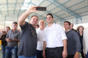 O governador Carlos Massa Ratinho inaugura a Escola Municipal Ana Zorning e confirma recursos para pavimentação, em Rio Negro, região sudeste do Paraná. Presentes no evento: prefeito de Rio Negro, Milton José Paizani; secretário de Desenvolvimento Urbano, João Carlos Ortega; secretário de Educação e do Esporte, Renato Feder; de Agricultura e Abastecimento, Norberto Ortigara; entre outros.Rio Negro, 13-02-20.Foto: Arnaldo Alves / AEN.