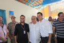 O governador Carlos Massa Ratinho inaugura a Escola Municipal Ana Zorning e confirma recursos para pavimentação, em Rio Negro, região sudeste do Paraná. Presentes no evento: prefeito de Rio Negro, Milton José Paizani; secretário de Desenvolvimento Urbano, João Carlos Ortega; secretário de Educação e do Esporte, Renato Feder; de Agricultura e Abastecimento, Norberto Ortigara; entre outros.Rio Negro, 13-02-20.Foto: Arnaldo Alves / AEN.