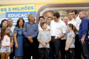 Cerca de 1.100 estudantes do Ensino Fundamental e Ensino Médio, de Sarandi, Noroeste do Paraná, são beneficiados com a nova estrutura da Escola Estadual Vereador Luiz Zanchim, inaugurada nesta sexta-feira (14), pelo governador Carlos Massa Ratinho Junior. - Sarandi, 14/02/2020 - Foto: Jaelson Lucas/AEN