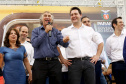 Cerca de 1.100 estudantes do Ensino Fundamental e Ensino Médio, de Sarandi, Noroeste do Paraná, são beneficiados com a nova estrutura da Escola Estadual Vereador Luiz Zanchim, inaugurada nesta sexta-feira (14), pelo governador Carlos Massa Ratinho Junior. - Sarandi, 14/02/2020 - Foto: Jaelson Lucas/AEN