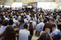 Cerca de 1.100 estudantes do Ensino Fundamental e Ensino Médio, de Sarandi, Noroeste do Paraná, são beneficiados com a nova estrutura da Escola Estadual Vereador Luiz Zanchim, inaugurada nesta sexta-feira (14), pelo governador Carlos Massa Ratinho Junior. - Sarandi, 14/02/2020 - Foto: Jaelson Lucas/AEN