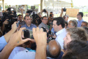 Cerca de 1.100 estudantes do Ensino Fundamental e Ensino Médio, de Sarandi, Noroeste do Paraná, são beneficiados com a nova estrutura da Escola Estadual Vereador Luiz Zanchim, inaugurada nesta sexta-feira (14), pelo governador Carlos Massa Ratinho Junior.  -  Sarandi, 14/02/2020  -  Foto: Jaelson Lucas/AEN