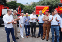BOMBEIROS - O governador também entregou para o Corpo de Bombeiros de Maringá uma plataforma skylift, utilizada no combate a incêndios em grandes alturas. - Maringá, 14/02/2020 - Foto: Rodrigo Félix Leal/AEN