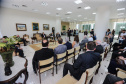 O Governador Carlos Massa Ratinho Junior participa nesta segunda-feira (17),  da solenidade para o pagamento de precatórios preferenciais a credores que participaram das rodadas de negociação promovidas pelo TJPR no ano passado.   Curitiba, 04/02/2020 - Foto: Geraldo Bubniak/AEN