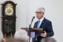 Dr Cassio Telles, presidente da OAB PR discursa na solenidade de pagamento de precatórios preferenciais a credores que participaram das rodadas de negociação promovidas pelo TJPR no ano passado.   Curitiba, 04/02/2020 - Foto: Geraldo Bubniak/AEN