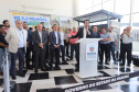 O governador Carlos Massa Ratinho Junior anuncia nesta terça-feira (18) a implantação de mais de 600 novos abrigos para pontos de ônibus em cidades da Região Metropolitana de Curitiba. Participaram: secretário de Desenvolvimento Urbano, João Carlos Ortega; diretor-presidente da Comec, Gilson dos Santos; entre outros.
Curitiba, 18-02-20.
Foto: Arnaldo Alves / AEN.
