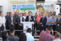 O governador Carlos Massa Ratinho Junior anuncia nesta terça-feira (18) a implantação de mais de 600 novos abrigos para pontos de ônibus em cidades da Região Metropolitana de Curitiba. Participaram: secretário de Desenvolvimento Urbano, João Carlos Ortega; diretor-presidente da Comec, Gilson dos Santos; entre outros.Curitiba, 18-02-20.Foto: Arnaldo Alves / AEN.