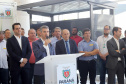 O governador Carlos Massa Ratinho Junior anuncia nesta terça-feira (18) a implantação de mais de 600 novos abrigos para pontos de ônibus em cidades da Região Metropolitana de Curitiba. Participaram: secretário de Desenvolvimento Urbano, João Carlos Ortega; diretor-presidente da Comec, Gilson dos Santos; entre outros.
Curitiba, 18-02-20.
Foto: Arnaldo Alves / AEN.
