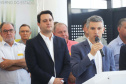 O governador Carlos Massa Ratinho Junior anuncia nesta terça-feira (18) a implantação de mais de 600 novos abrigos para pontos de ônibus em cidades da Região Metropolitana de Curitiba. Participaram: secretário de Desenvolvimento Urbano, João Carlos Ortega; diretor-presidente da Comec, Gilson dos Santos; entre outros.
Curitiba, 18-02-20.
Foto: Arnaldo Alves / AEN.
