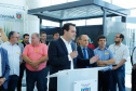 O governador Carlos Massa Ratinho Junior anuncia a implantação de mais de 600 novos abrigos para pontos de ônibus em cidades da Região Metropolitana de Curitiba.  -  Curitiba, 18/02/2020  -  Foto: Rodrigo Félix Leal/AEN