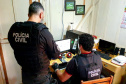 A Polícia Civil prendeu sete homens em flagrante durante a Operação Luz na Infância 6, nesta terça-feira (18) no Paraná.  -  Curitiba,  18/02/2020  -  Foto: Divulgação Polícia Civil do Paraná/SESP