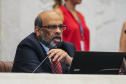 Em audiência pública, o secretário estadual da Fazenda, Renê de Oliveira Garcia Junior, apresenta nesta terça-feira (18),  no Plenário da Assembleia Legislativa, os dados relativos ao cumprimento das metas fiscais do 3º (terceiro) quadrimestre de 2019.  18/02/2020  -  Foto: Geraldo Bubniak/AEN