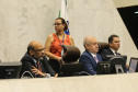 Em audiência pública, o secretário estadual da Fazenda, Renê de Oliveira Garcia Junior, apresenta nesta terça-feira (18),  no Plenário da Assembleia Legislativa, os dados relativos ao cumprimento das metas fiscais do 3º (terceiro) quadrimestre de 2019.  18/02/2020  -  Foto: Geraldo Bubniak/AEN